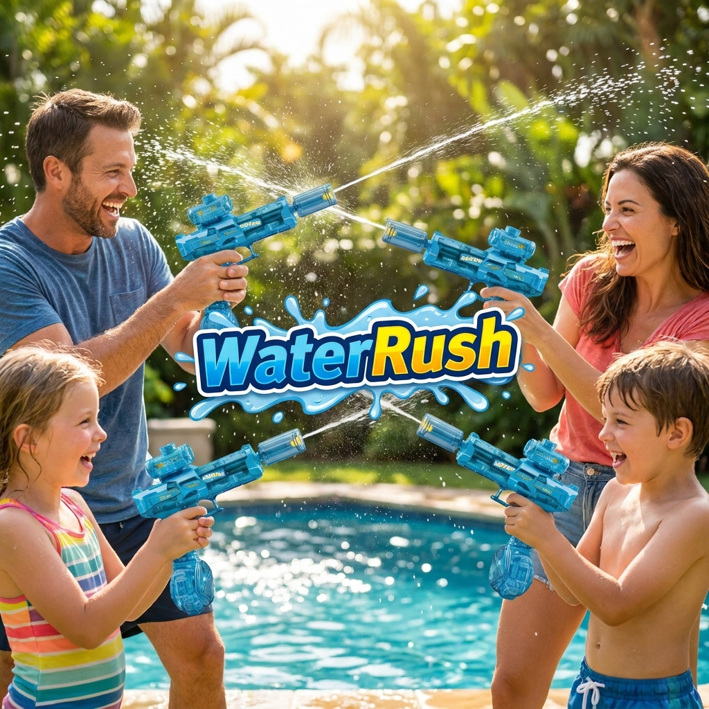 WaterRush / Elektrikli Ateş Efektli Su Tabancası