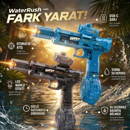 WaterRush / Elektrikli Ateş Efektli Su Tabancası