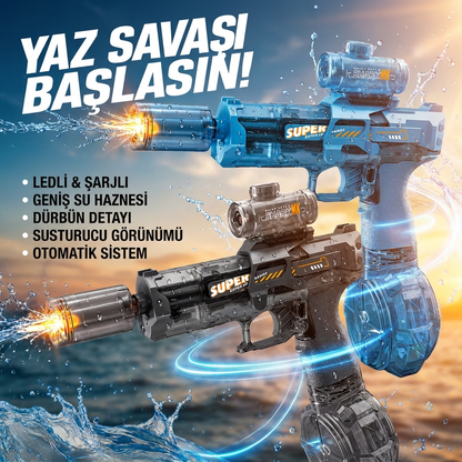 WaterRush / Elektrikli Ateş Efektli Su Tabancası