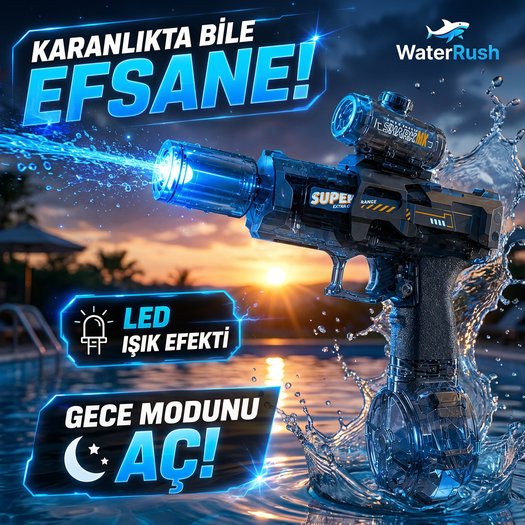 WaterRush / Elektrikli Ateş Efektli Su Tabancası